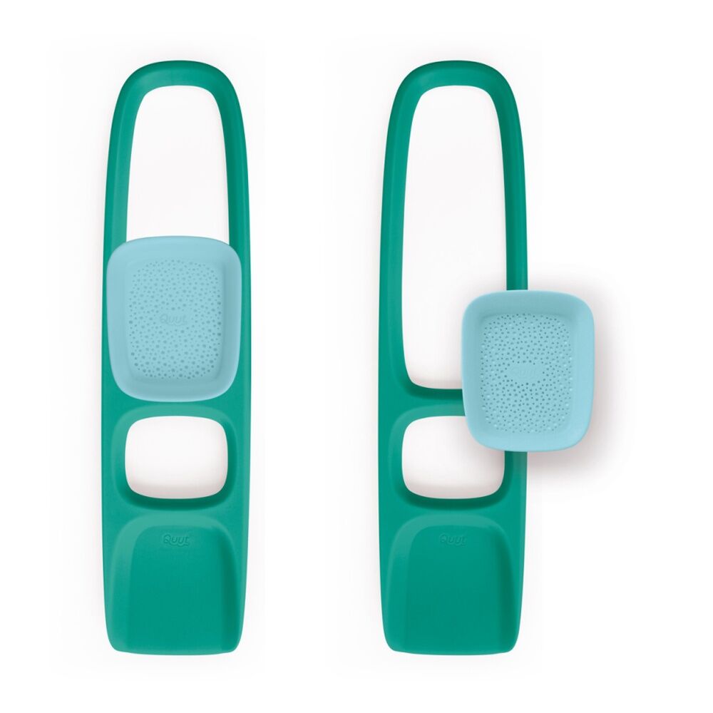 Quut Scoppi Childrens Sand Shovel Sifter Beach/Sand Pit Toy Green/Blue (2 Pieces)