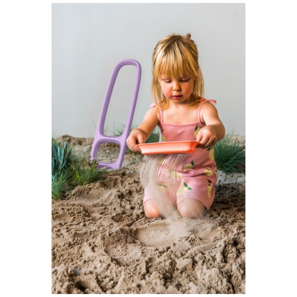 Quut Scoppi Childrens Sand Shovel Sifter Beach/Sand Pit Toy Purple/Orange (2 Pieces) — image 2