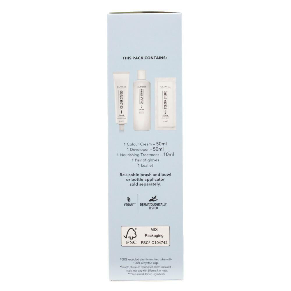 Clairol Professional Permanent Hair Colour Cream Studio 8/1 Cool Chai Dye (6 Pack) — image 4
