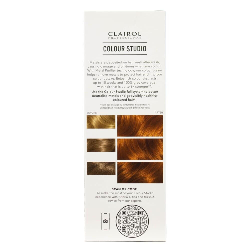 Clairol Hair Dye Professional Permanent Colour Cream 7/43 Copper Blonde — image 2