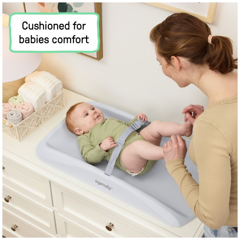 Ingenuity 0m+ Portable Comfy Clean Baby Nappy Changing Pad Mat — image 6