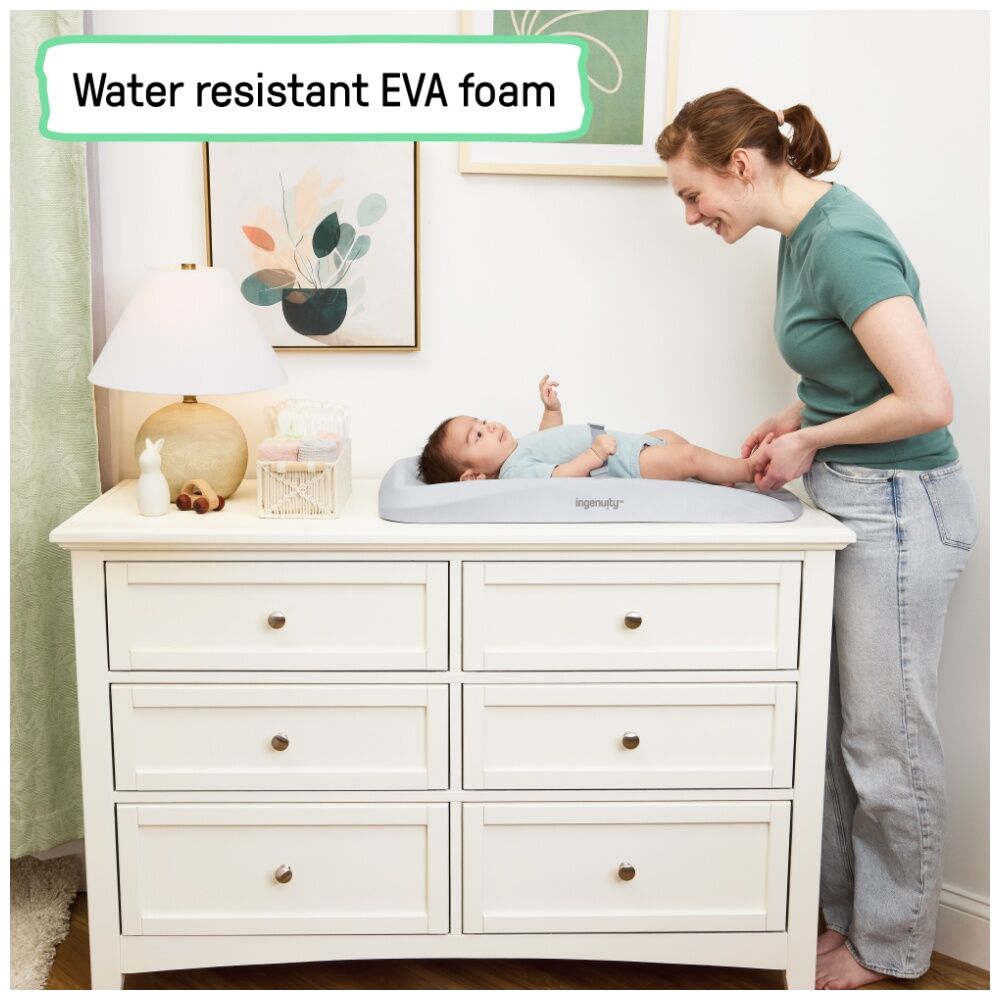 Ingenuity 0m+ Portable Comfy Clean Baby Nappy Changing Pad Mat — image 5