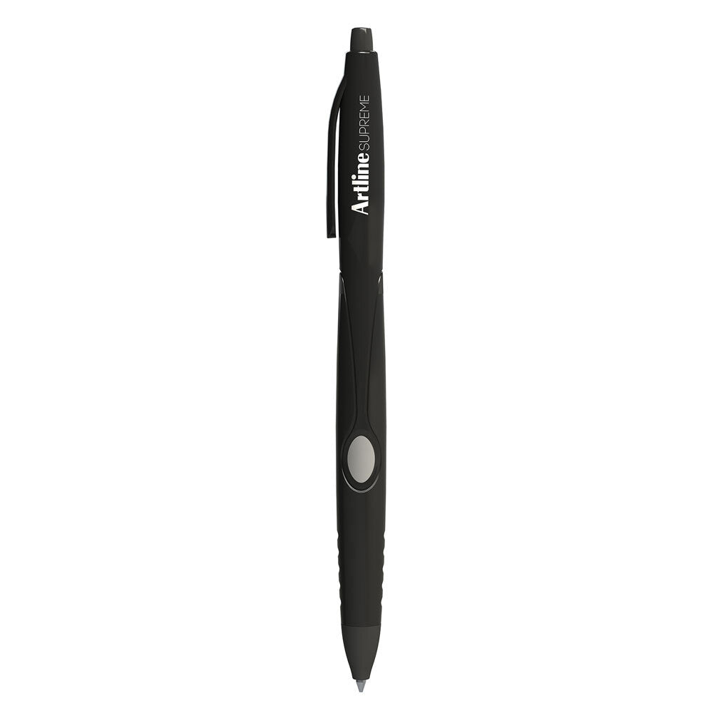 Artline Supreme 1.0mm Ball Point Pen Writing School Ballpoint Pens Black (24 Pieces) — image 2