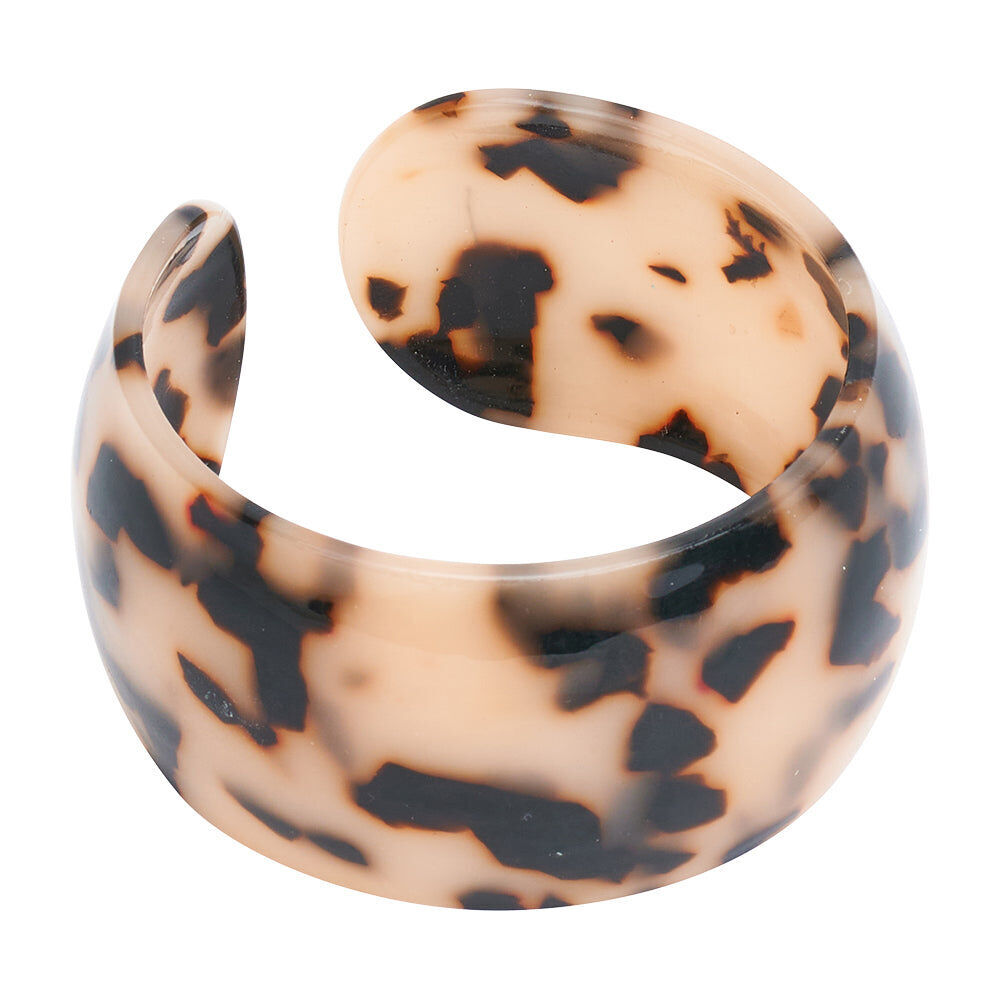 Annabel Trends Tamed Cuff Bangles Women Hand Accessory 7x3cm Tortoiseshell (2 Pack) — image 2