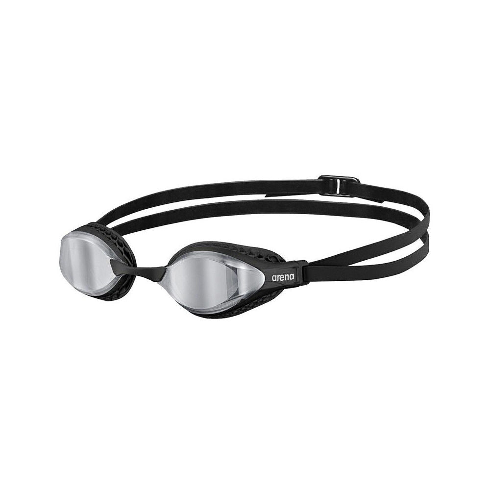 Arena Silver/Black Air-Speed Mirror Goggles Swimming Eye Protection/Accessory