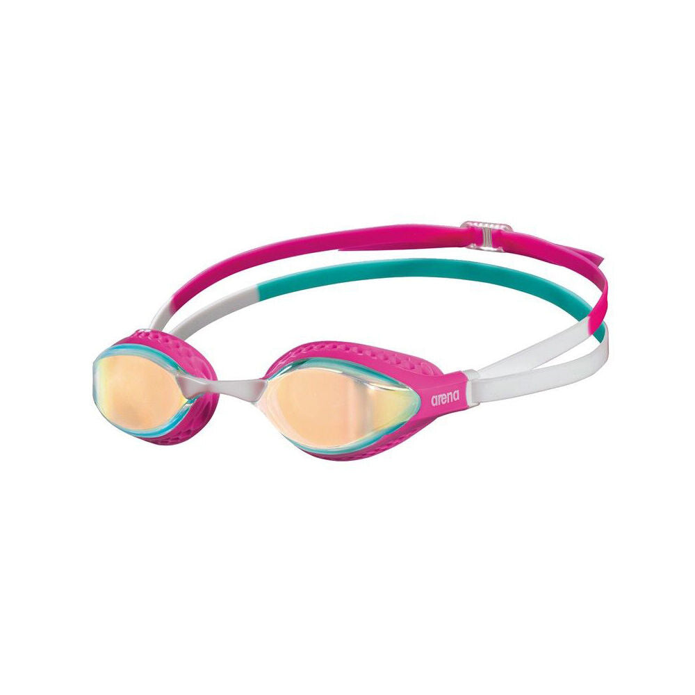 Arena Air-Speed Mirror Goggles Swimming Eye Protection/Accessory Yellow/Pink