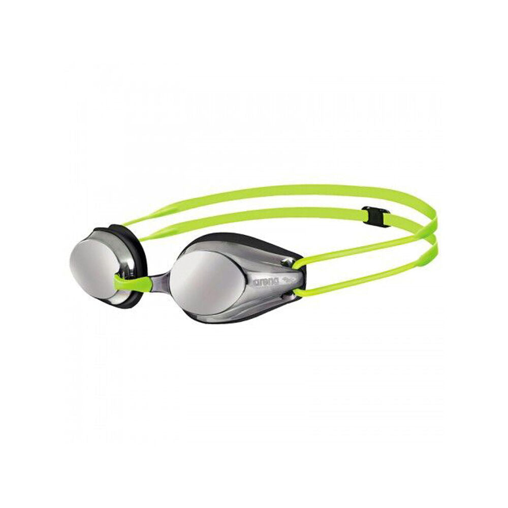 Arena Silver/Black Tracks Junior Mirror Goggles Swimming Eye Protection