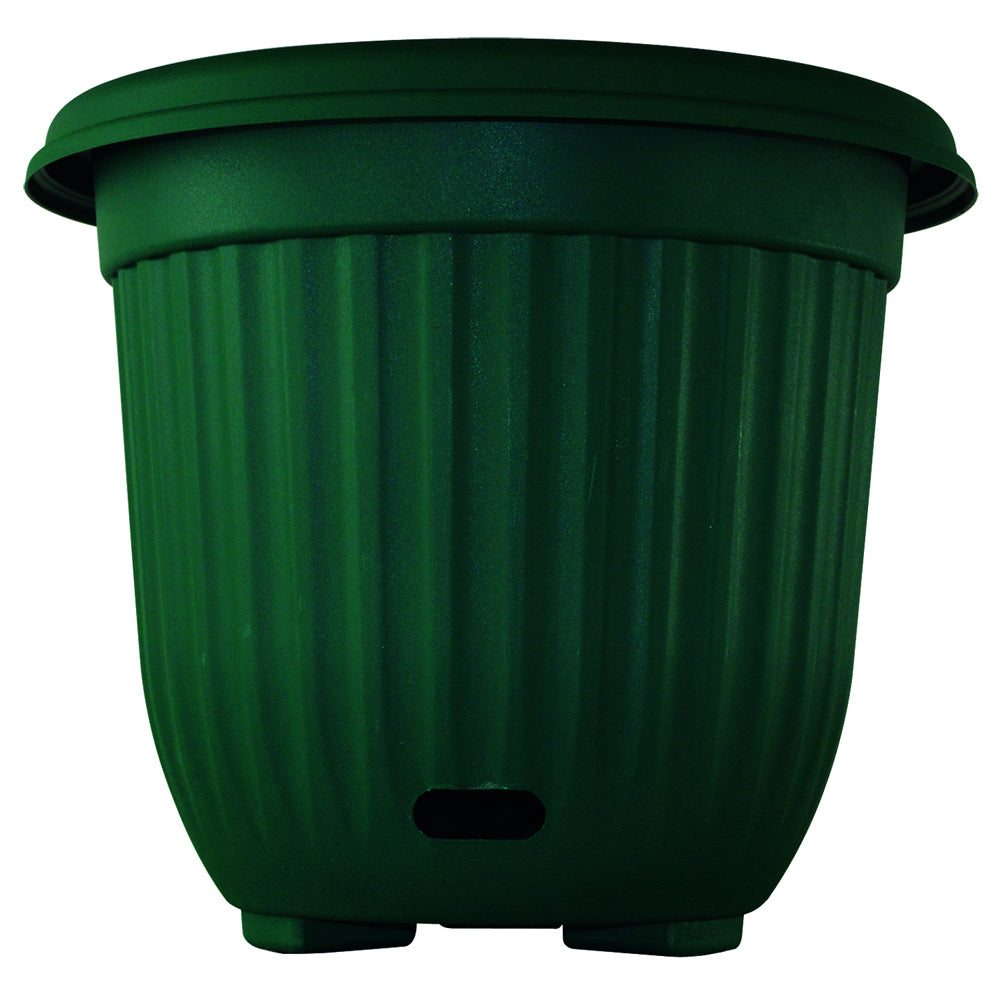 1941502-outdoorleisure-watersaver-round-fluted-400mm-green-outdoor-garden