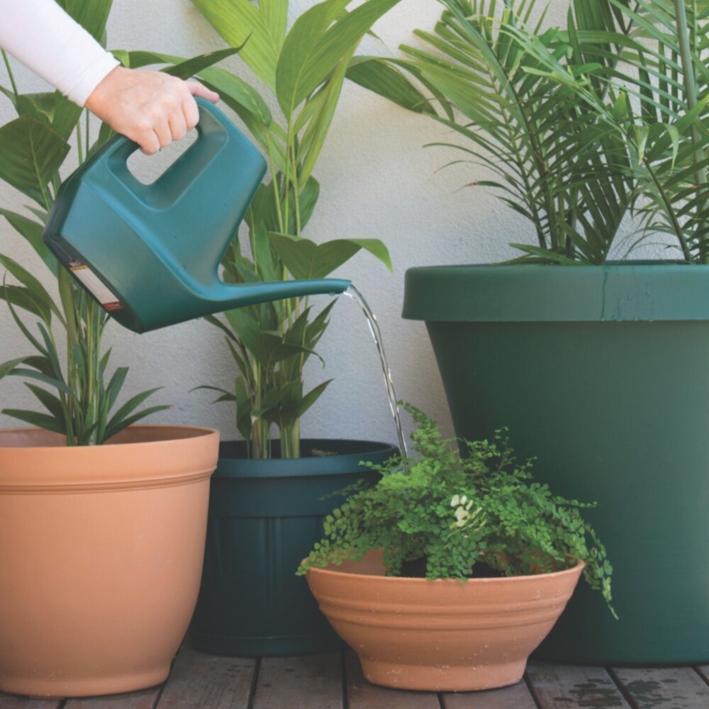 Homeleisure Planterra Durable Planter Pot 500mm Green Outdoor Garden Decor (2 Pack) — image 4