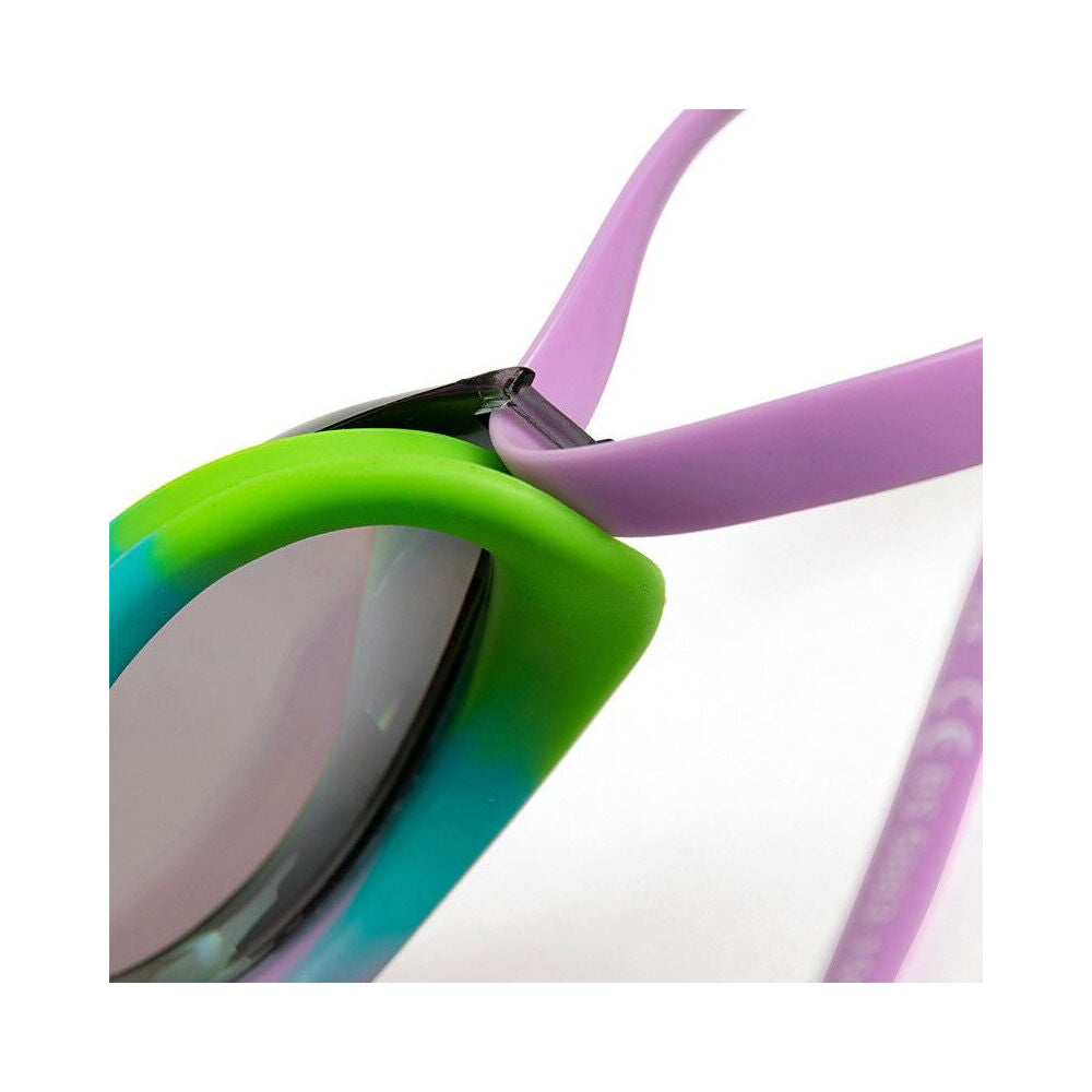 Arena Green/Violet Python Mirror Goggles Swimming Eye Protection/Accessory — image 3