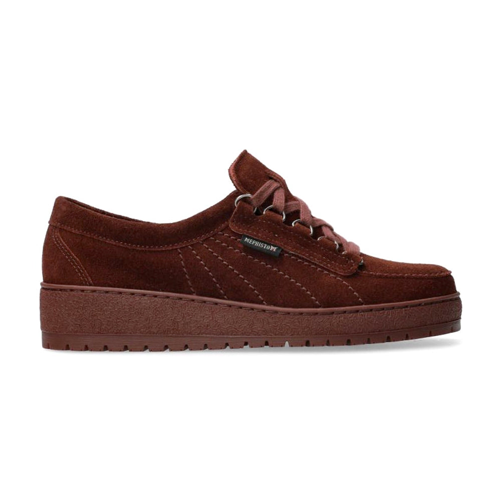 Mephisto W US7.5/EU37.5 Lady Velour Leather Women's Comfort Lace Up Shoe Medoc