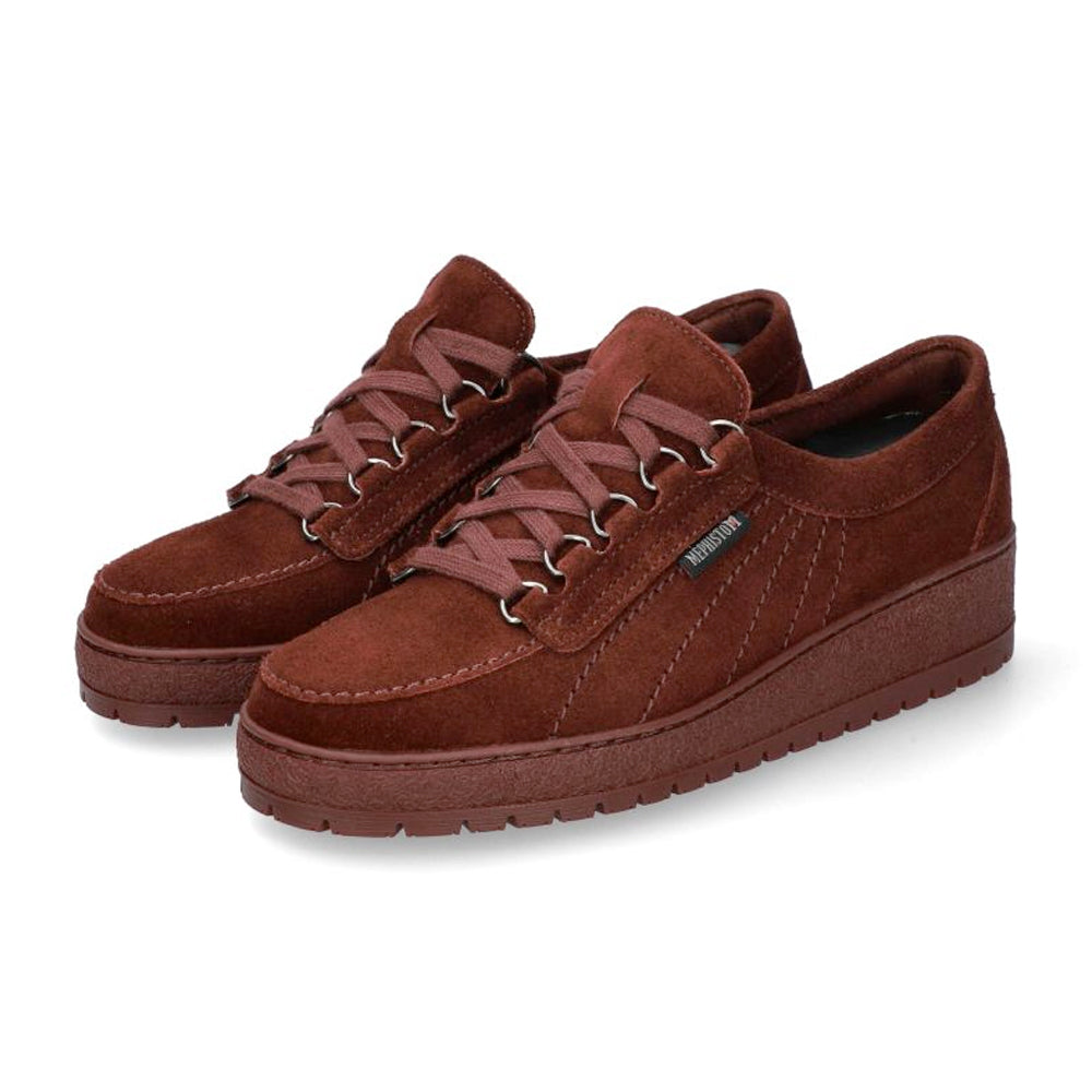 Mephisto W US7.5/EU37.5 Lady Velour Leather Women's Comfort Lace Up Shoe Medoc — image 4