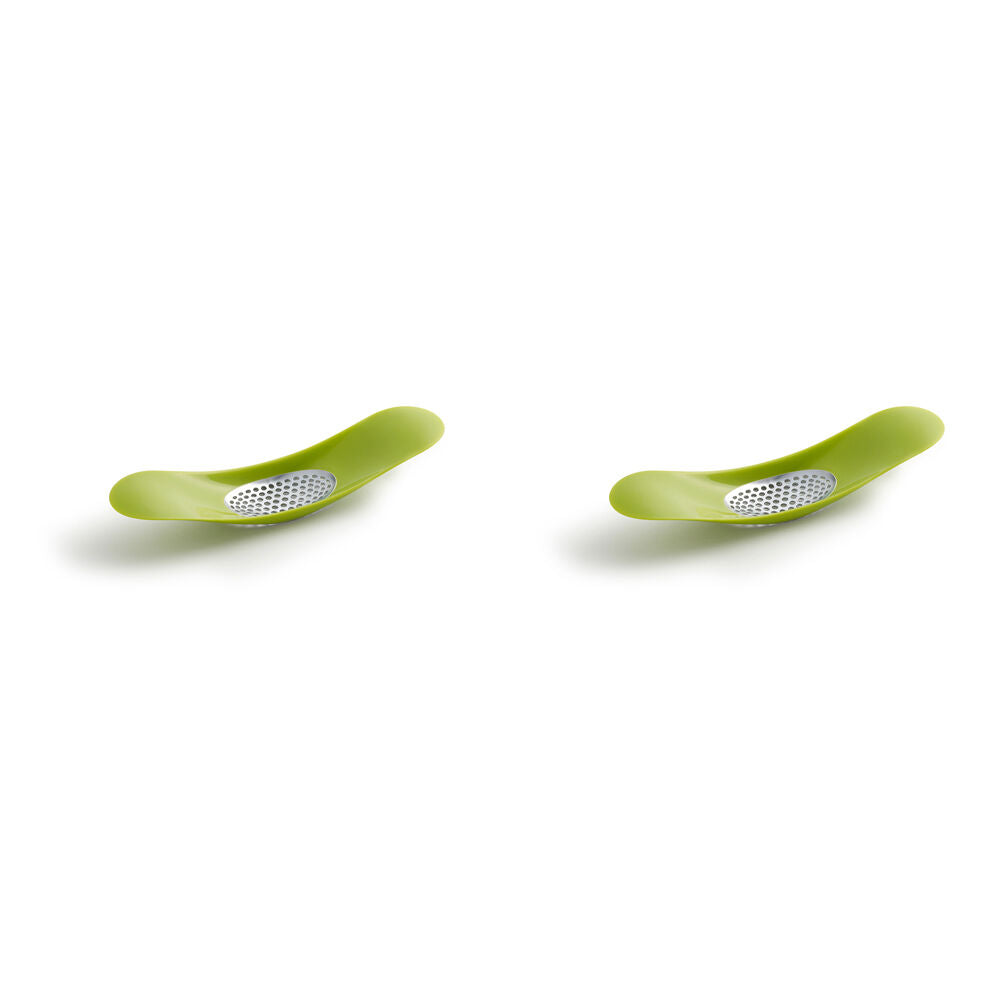 Joseph Joseph Rocker Plastic Garlic Crusher (Green) (2 Pack)