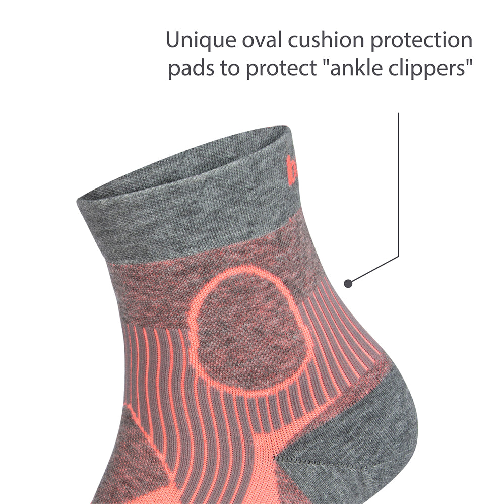 Balega Support Quarter Running Socks Dry Feet US W 8.5-10.5/M 7-9 MED Mid Grey — image 7