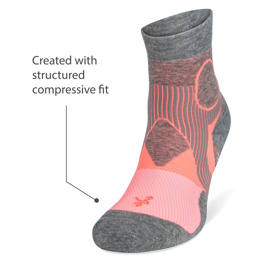 Balega Support Quarter Running Socks Dry Feet US W 8.5-10.5/M 7-9 MED Mid Grey — image 6