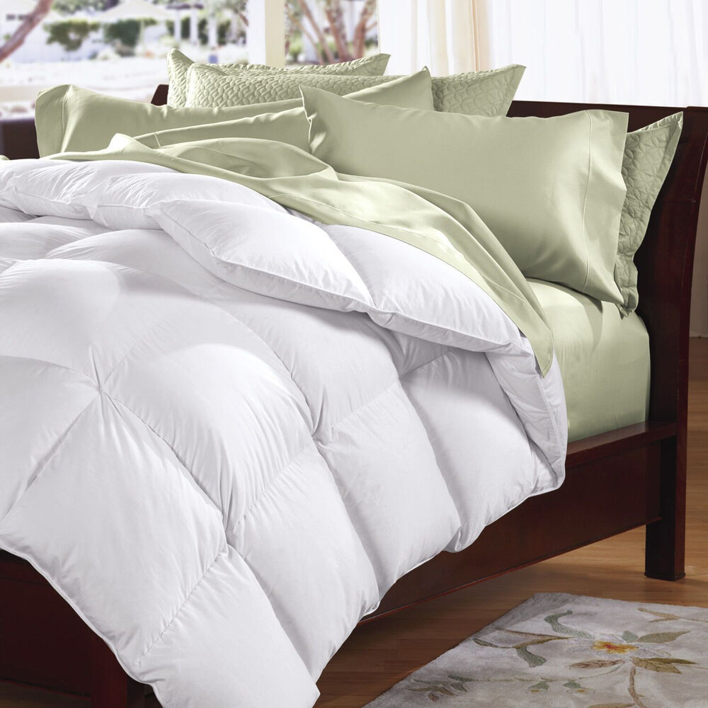 Royal Comfort Goose Feather Down Quilt 500GSM White