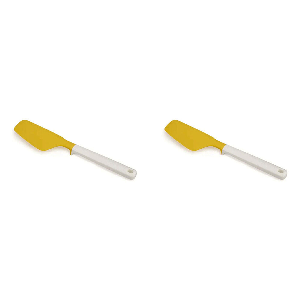Joseph Joseph Elevate 31cm Egg Spatula Utensil w/ Silicone Head Yellow (2 Pack)
