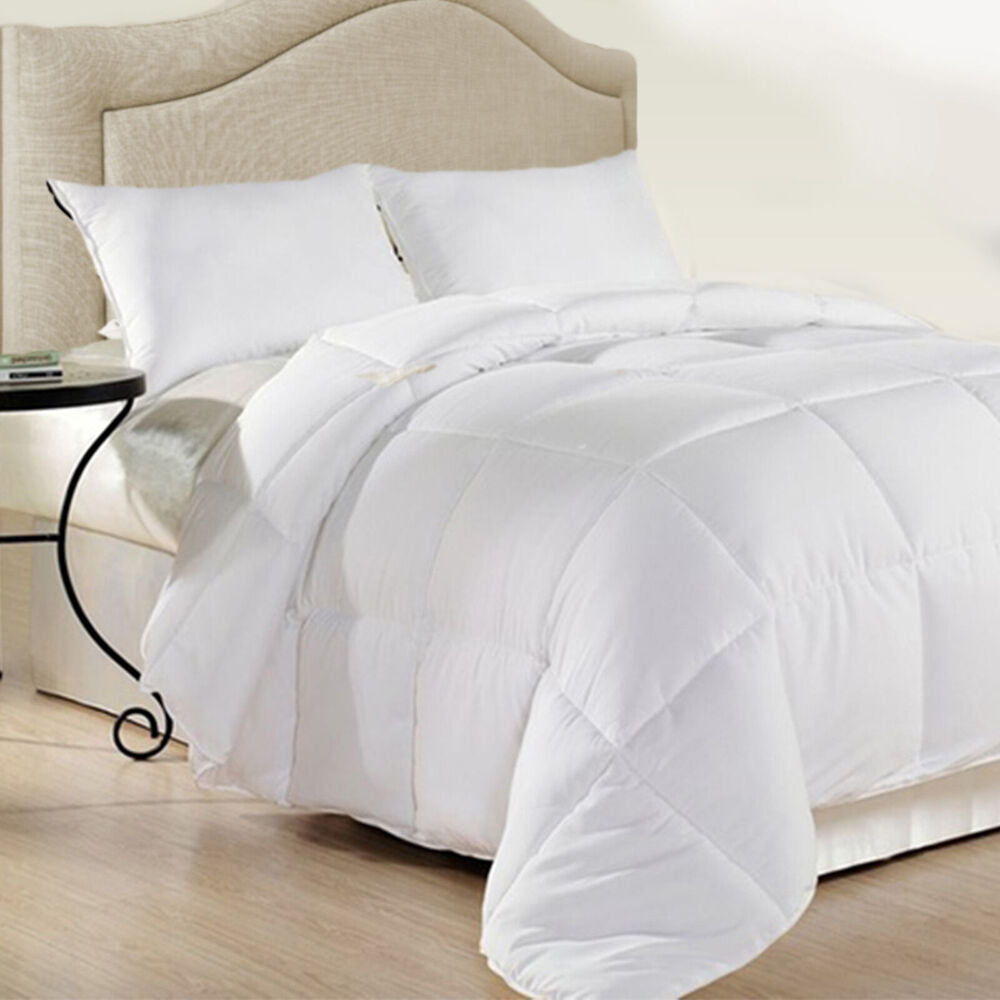 Royal Comfort Duck Feather Down Cotton Quilt 500GSM White