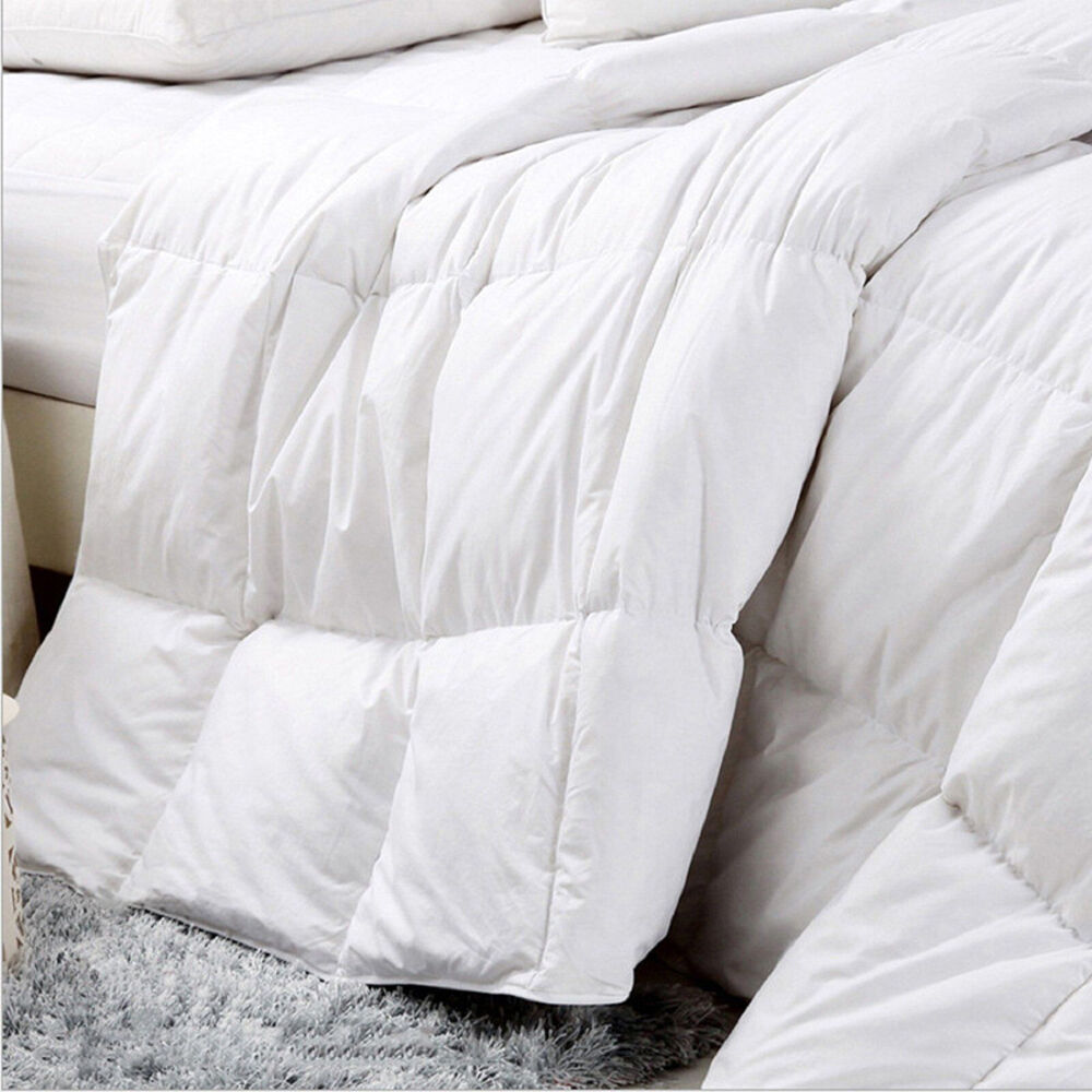Royal Comfort Duck Feather Down Cotton Quilt 500GSM White — image 2