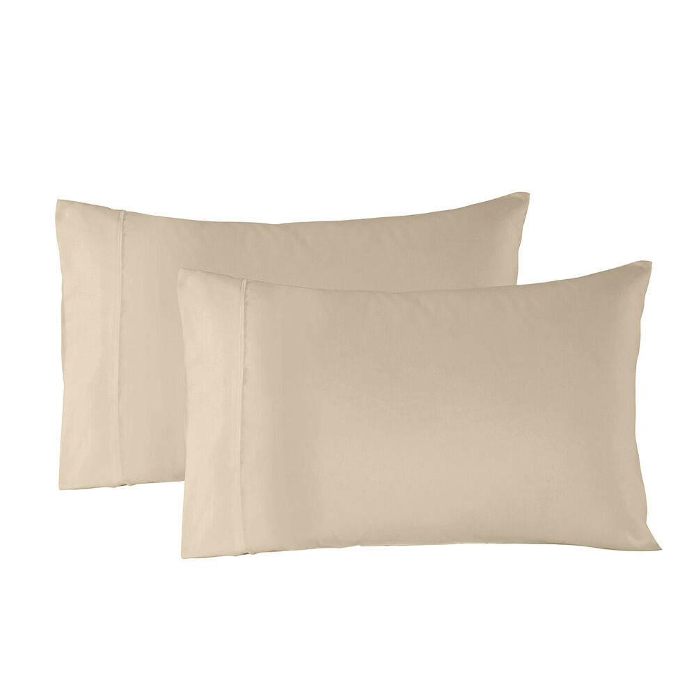 Royal Comfort Sheet Set w/ 2x Pillowcases Blended Bamboo Dark Ivory — image 2