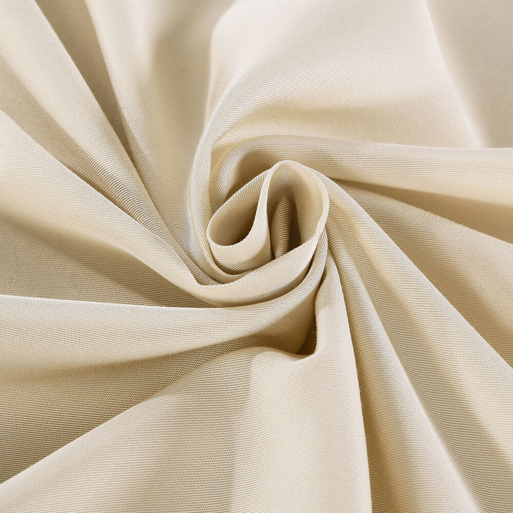 Royal Comfort Sheet Set w/ 2x Pillowcases Blended Bamboo Dark Ivory — image 3