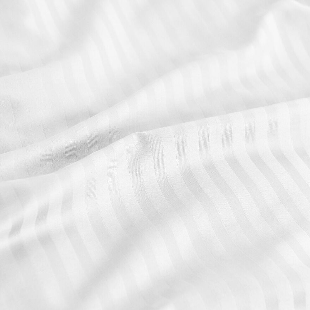 Royal Comfort Kensington Sheet Set 1200TC Cotton Stripe White — image 8