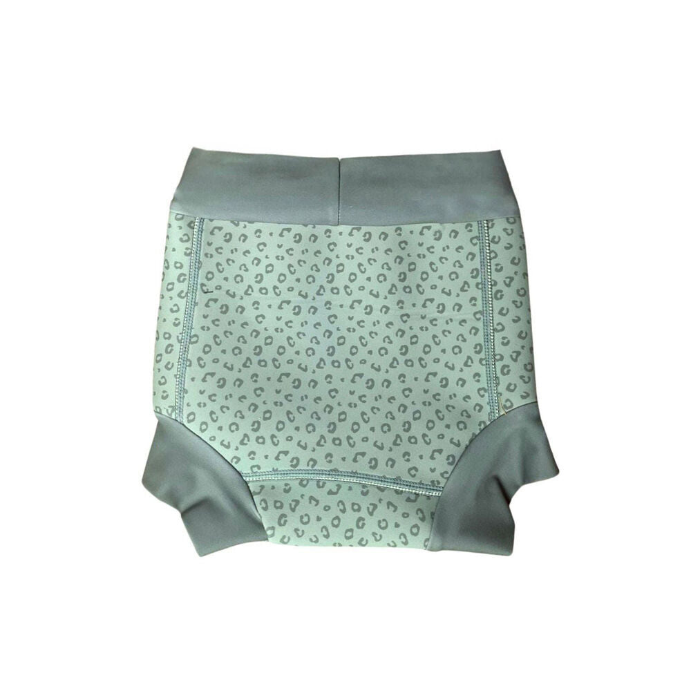 Swim Essentials Washable Neoprene Swimming Nappy Pants Green Leopard Size — image 2