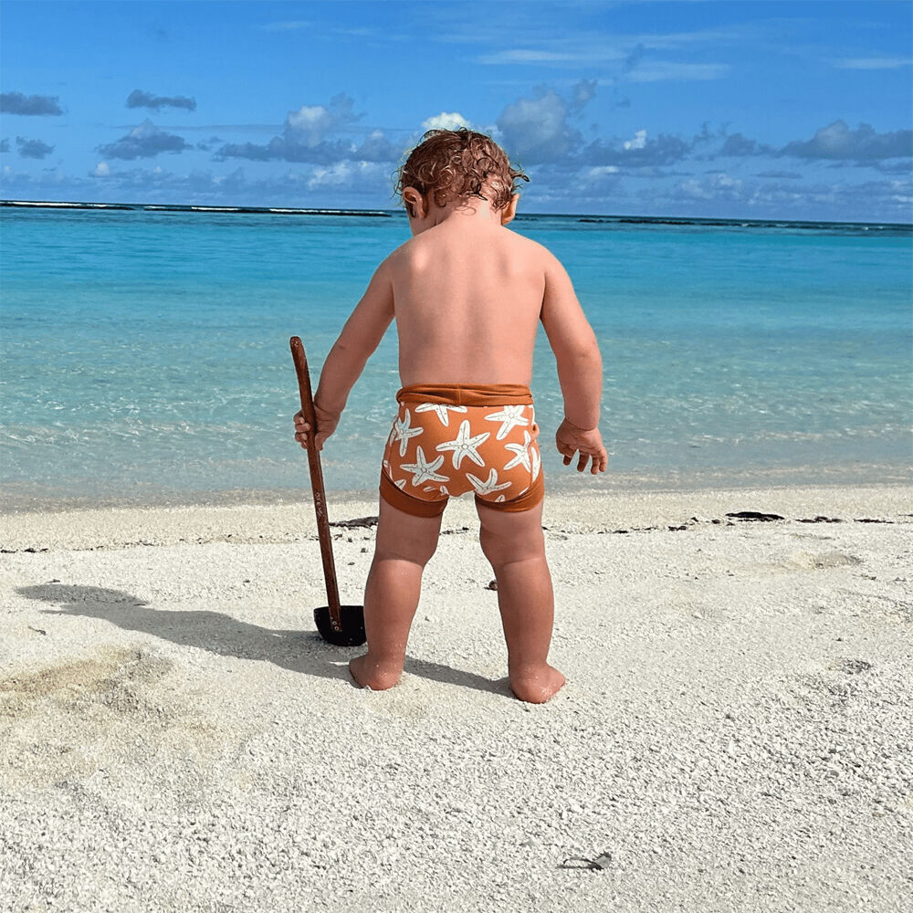 Swim Essentials Washable Neoprene Swimming Nappy Pants Sea Star Kids Size — image 3