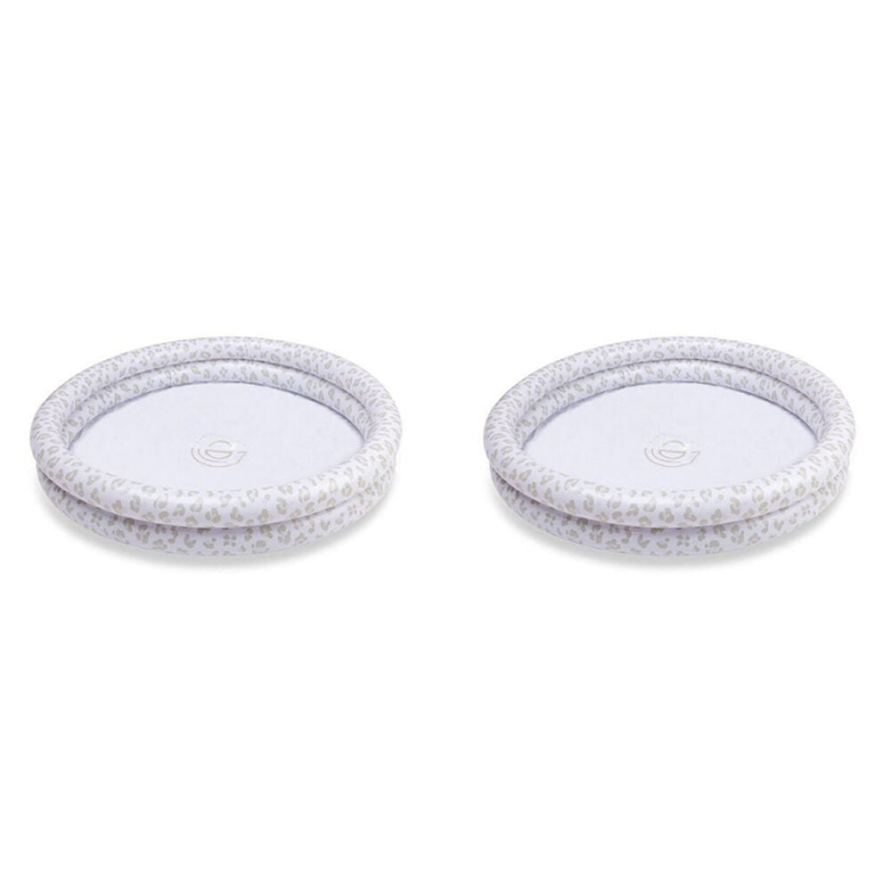 Swim Essentials Children's Inflatable Swimming Pool 100cm White Leopard 12m+ (2 Pack)