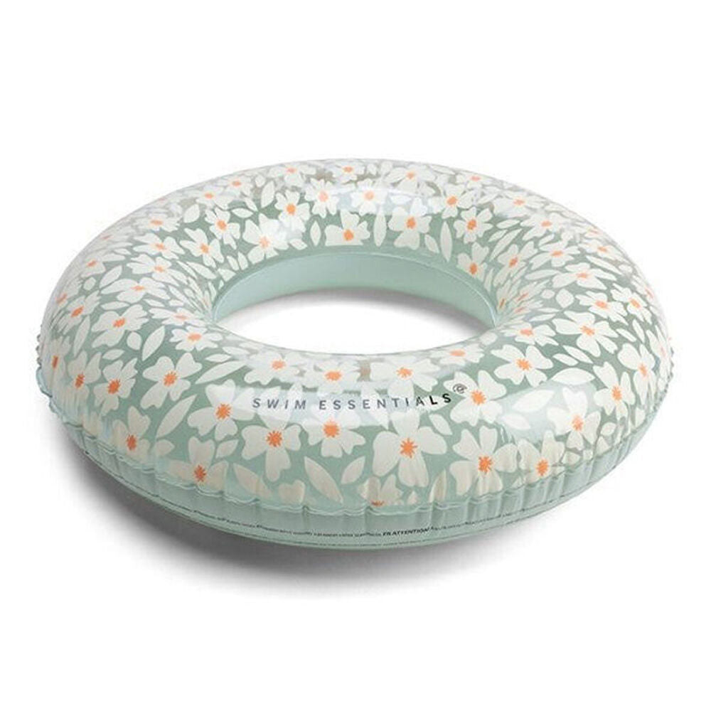 Swim Essentials 90cm Florish Green Kids Inflatable Swimming Ring Pool Floater — image 2
