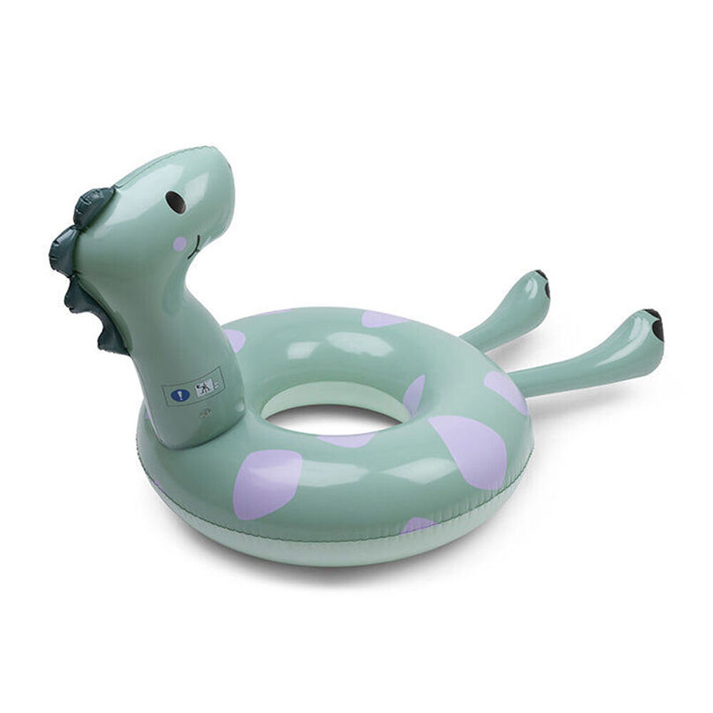 Swim Essentials 95cm Green Dino Kids Inflatable Swimming Ring Pool Floater — image 2
