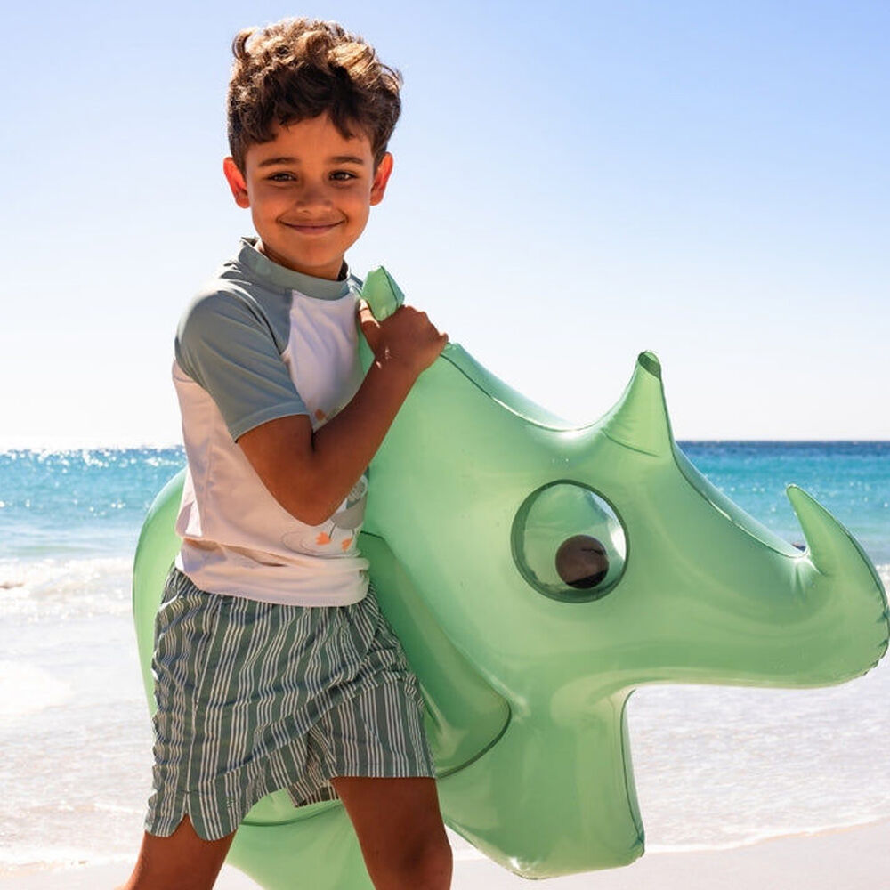 Swim Essentials 140cm 6y+ Kids Inflatable Ride On Pool Float Raft Dinosaur — image 2
