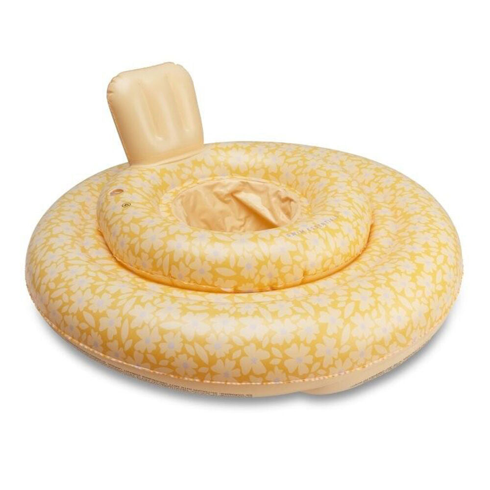 Swim Essentials 0-1y Baby Inflatable Ride On Pool Swimseat Florish Yellow