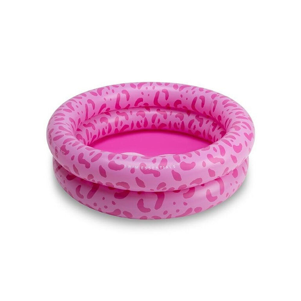 Swim Essentials 0+ Baby/Kids Inflatable Swimming Pool 60cm Pink Leopard — image 2