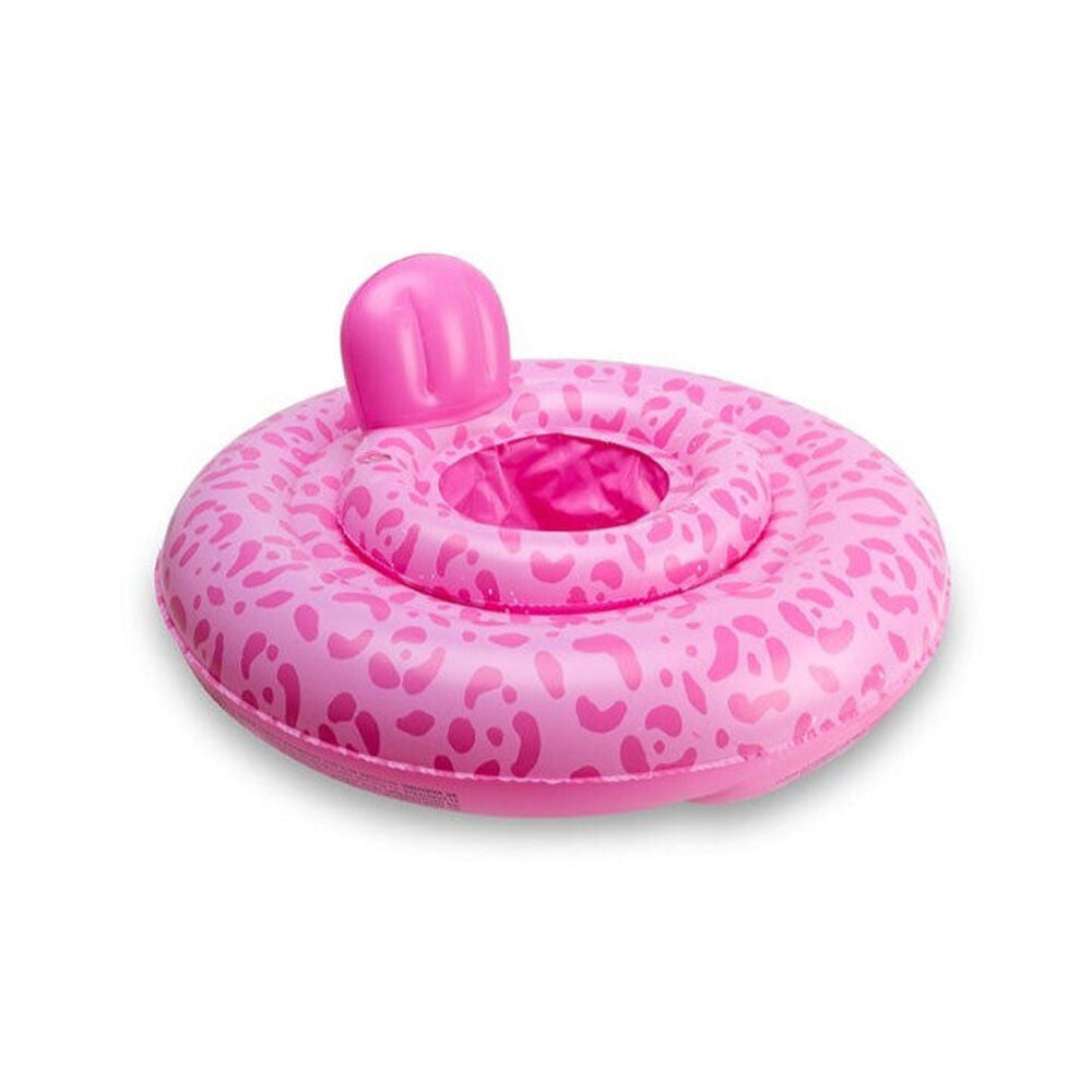 Swim Essentials 0-1y Baby Inflatable Ride On Pool Swimseat Leopard Pink