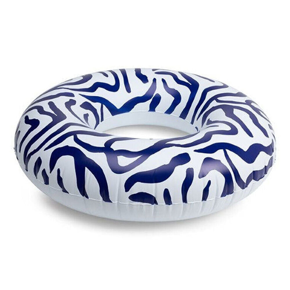 Swim Essentials 102cm Vibrant Stripes Black Kids Inflatable Ring Floater — image 2