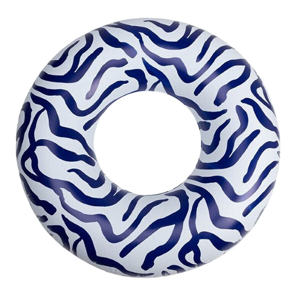 Swim Essentials Kids Inflatable Ring Floater 102cm Vibrant Stripes Black (3 Pack) — image 2