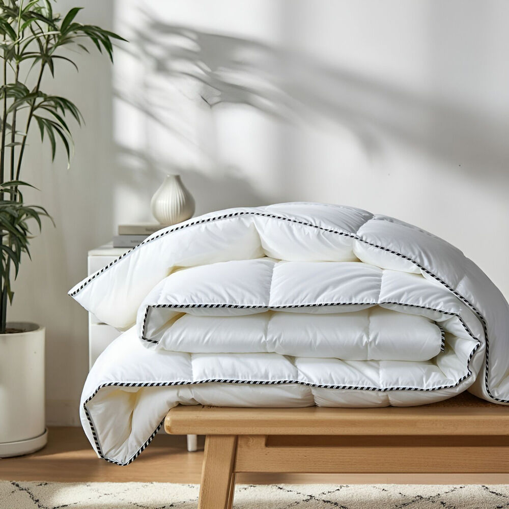 Royal Comfort Bamboo Quilt Cover 350GSM White — image 6