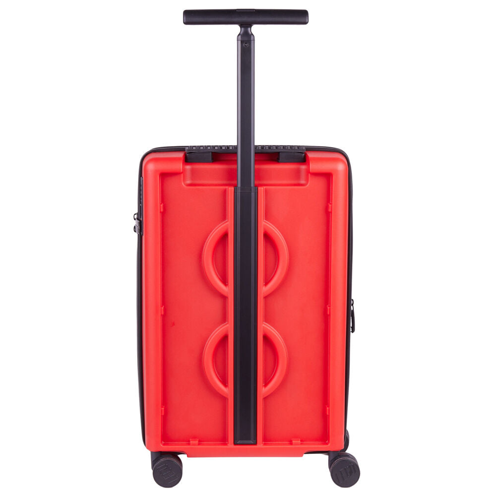 Lego Brick 2x3 Trolley Luggage Suitcase Bag Expandable 35.5x56cm Bright Red — image 2