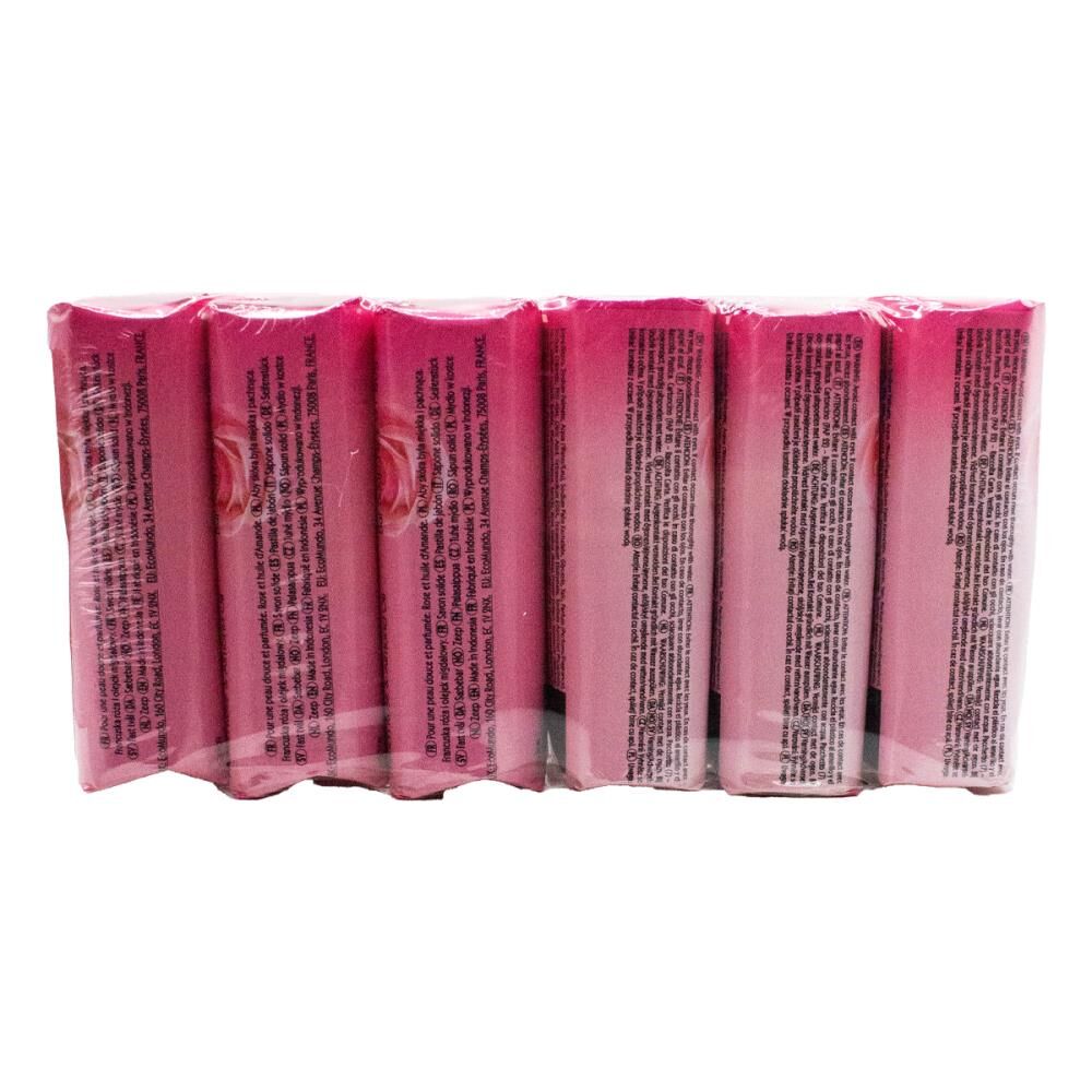 Lux Soft Touch Soap Bar Floral Scent w/French Rose Almond Oil 80g (6 Pack) — image 2
