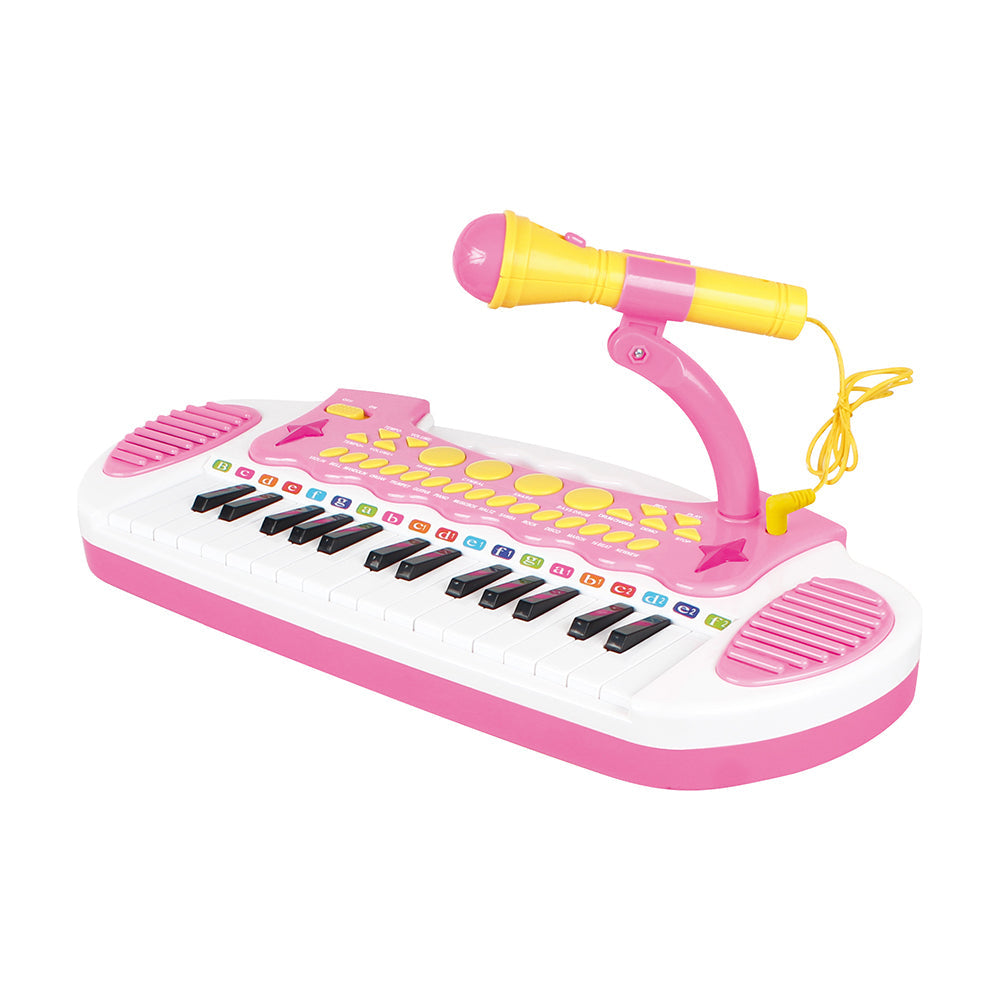 Lenoxx Pink 31 Key Kids Electronic Keyboard Piano Organ Toy/Microphone Music play kids — image 6