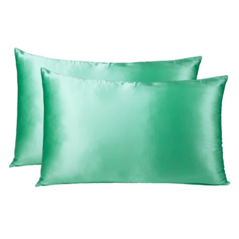 Royal Comfort Mulberry Silk Pillowcase Twin Pack Pillow Cover 51x76cm Mint (4 Pack) — image 2