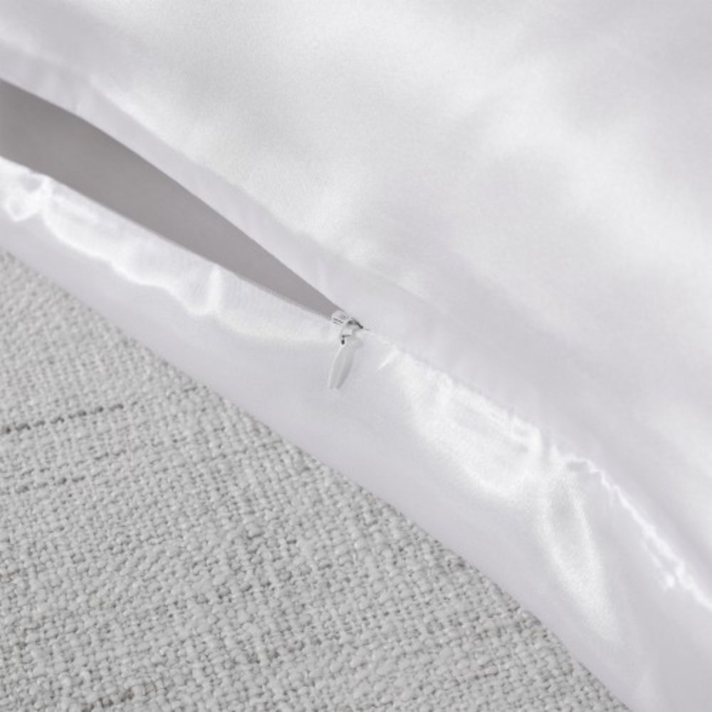 Royal Comfort Pure Silk Pillowcase Single Pack Pillow Case 51x76cm White (2 Pack) — image 4