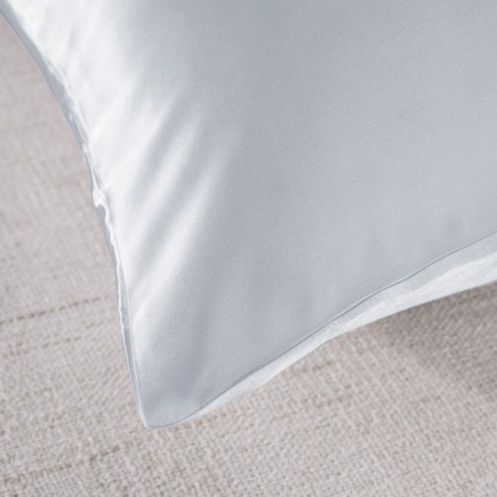 Royal Comfort Pure Silk Pillowcase Single Pack Pillow Case 51x76cm Silver (4 Pack) — image 3