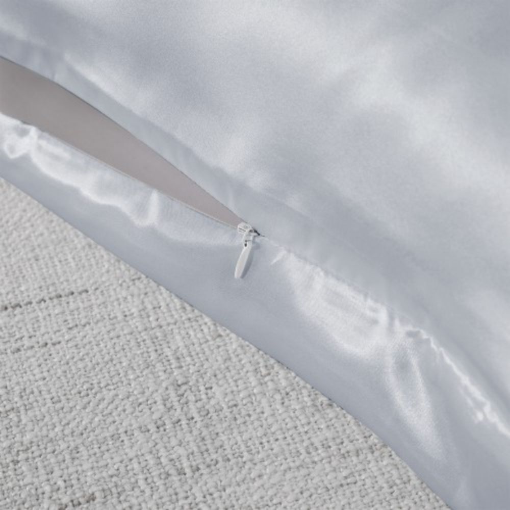 Royal Comfort Pure Silk Pillowcase Single Pack Pillow Case 51x76cm Silver (4 Pack) — image 4