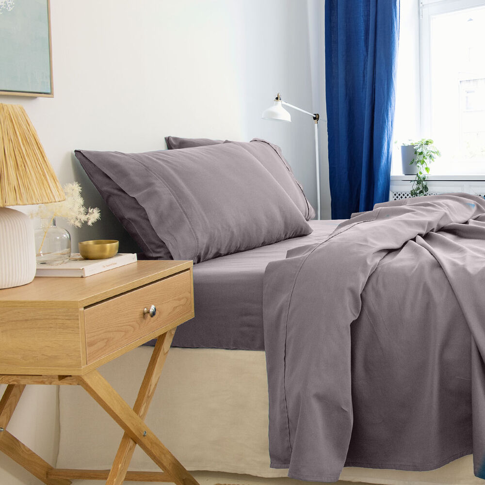Royal Comfort Balmain Bed Sheet Set 1000TC Bamboo Cotton Dove — image 3