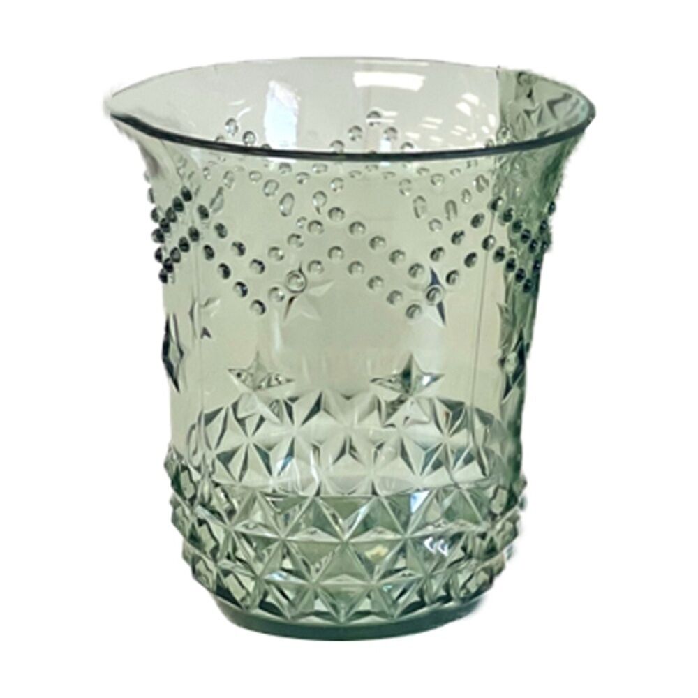 SS Collective 10x9cm Green Acrylic Tumbler Star Patterned Drinkware