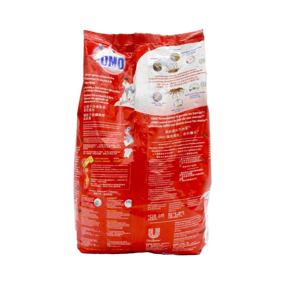 Omo Laundry Powder Detergent Ultra Fast Clean Tough Stain Removal 1.5kg (6 Pack) — image 3
