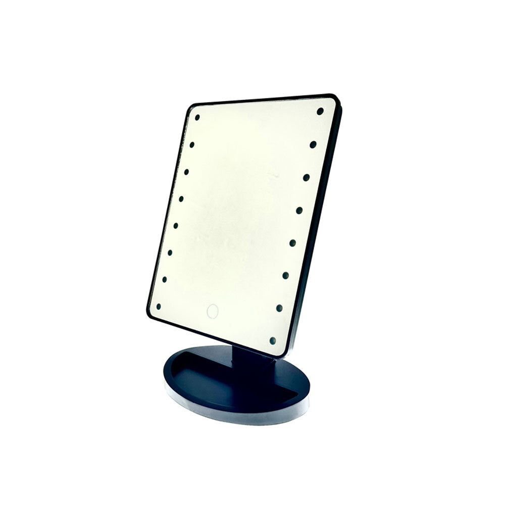 Gibson Gifts 16-LED Light Up Cosmetic/Makeup Vanity Mirror Tabletop 28x20cm (2 Pack) — image 2