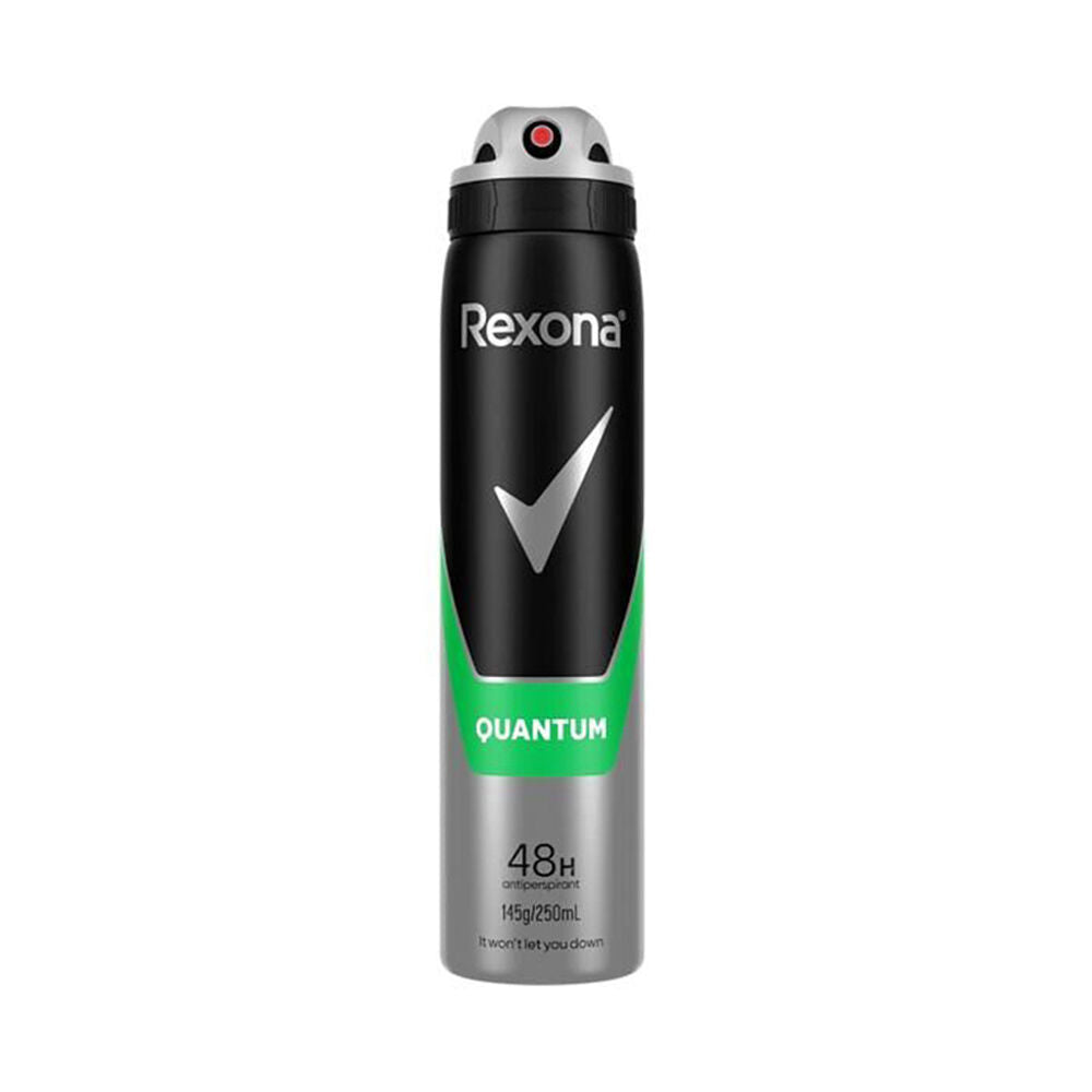 Rexona 250ml Quantum Body Spray Men 48hr Anti-Perspirant Deodorant